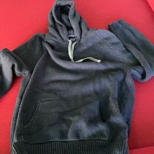 Gap blue sweater with hood Large